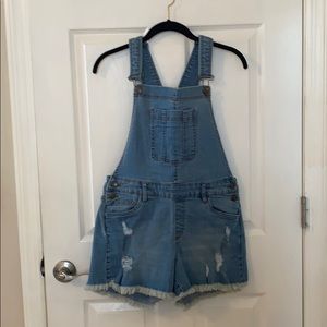 Venus woman’s extra small denim overall shorts